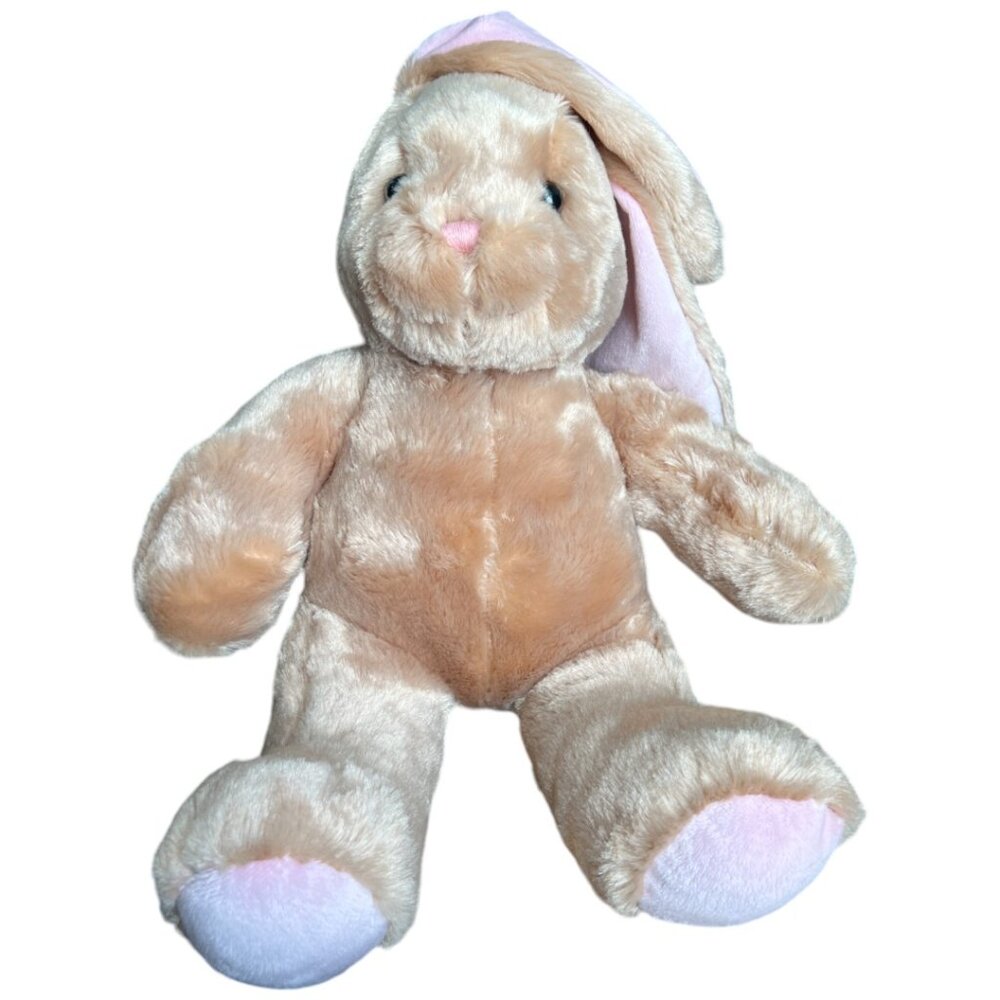 BUILD-A-BEAR Bunny Plush Pawlette Long Ears Light Brown Fur Brown Eyes Pink Nose - Picture 3 of 13